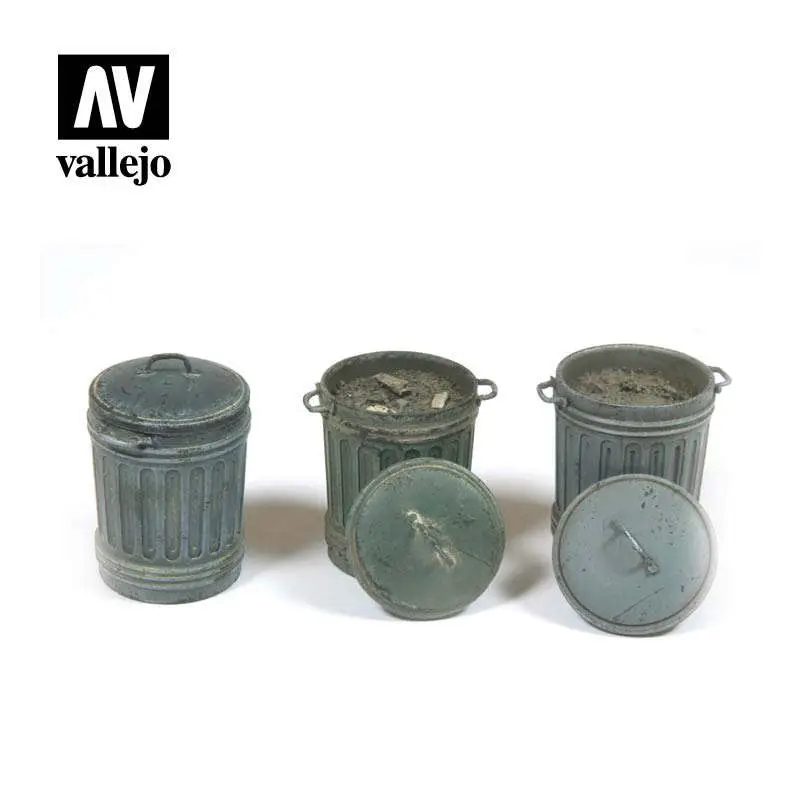 Vallejo Scenics Garbage Bins 1 Sc212 - Figurine